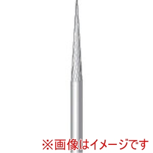ナカニシ ナカニシ 23255 超硬カッター テーパー型 シングルカット 直径2.3×14.5×軸直径2.34