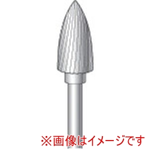 ナカニシ ナカニシ 23263 超硬カッター 砲弾型 シングルカット 直径6×12×軸直径2.34