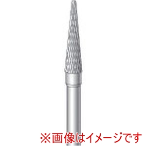 ナカニシ ナカニシ 23409 超硬カッター テーパー型 ダブルカット 直径3.1×13×軸直径2.34