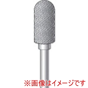 ナカニシ ナカニシ 23508 超硬カッター 円筒先丸型 ダイヤカット 細目 直径6×12×軸直径2.34