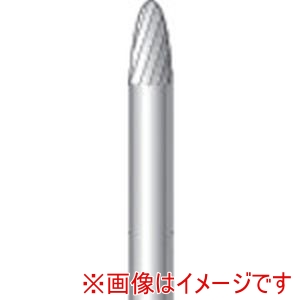ナカニシ ナカニシ 24281 超硬カッター 砲弾型 シングルカット 直径3×6×軸直径3