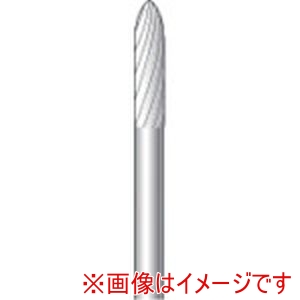 ナカニシ ナカニシ 24311 超硬カッター ロング 砲弾型 シングルカット 直径3×12.7×軸直径3
