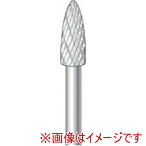 ナカニシ ナカニシ 24365 超硬カッター 砲弾型 ダブルカット 直径5×12.7×軸直径3