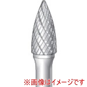 ナカニシ ナカニシ 26123 超硬カッター 砲弾型 ダブルカット 直径9.5×20×軸直径6