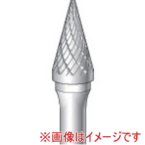 ナカニシ ナカニシ 26143 超硬カッター テーパー型 ダブルカット 直径9.5×16×軸直径6 28°