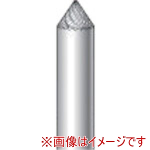 ナカニシ ナカニシ 26211 超硬カッター テーパー型 ダブルカット 直径6×4×軸直径6 60°