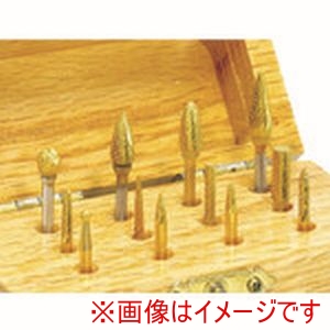 ナカニシ ナカニシ 28111 チタンコート超硬カッターセット 12本入 軸直径3