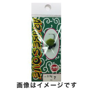 ロブルアー rob lure ロブルアー アラベスク 0.9g 7 黒ワサビ