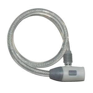 ジェイ＆シー J&C ワイヤー錠 10mm×600mm ホワイト JC-020W