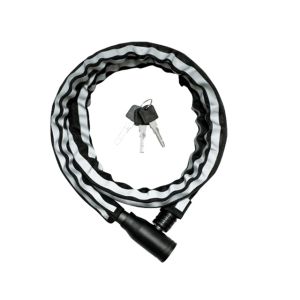 ジェイアンドシー J&C ジェイアンドシー J&C 反射ジョイントワイヤー錠 JC-064W BK ブラック