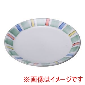 エムズジャパン エムズジャパン 十草丸皿 緑だみ T03-115