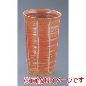 エムズジャパン エムズジャパン 彫十草カップ 赤 D03-26 大