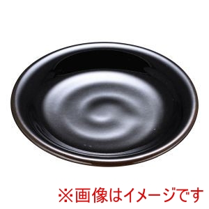 エムズジャパン エムズジャパン そば黒 丸小皿 T03-243