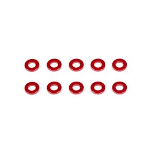 クリエーションモデル クリエーションモデル CM-A005-10 アルミスペーサー3x6x1.0mm レッド/10個