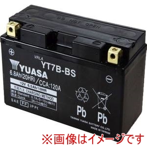 台湾ユアサ 台湾ユアサ YT7B-BS シールド型 バイク用バッテリー 液入充電済 メーカー直送 代引不可 北海道沖縄離島不可