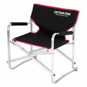 キャプテンスタッグ CAPTAIN STAG キャプテンスタッグ ジュール ロースタイルディレクターチェア ミニ ブラック UC-1701
