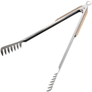 キャプテンスタッグ CAPTAIN STAG キャプテンスタッグ BBQ ウッドグリップ パスタトング 35cm UG-3231