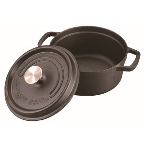 キャプテンスタッグ CAPTAIN STAG キャプテンスタッグ ココット 14cm 0.8L ガス火 IH オーブン対応 UG-3036