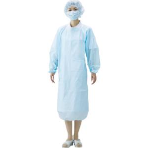 アイテックス アイテックス ASPE-F-1 袖付PEエプロン 50枚入