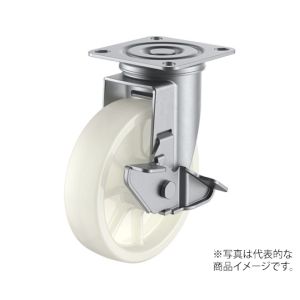ユーエイキャスター YUEI ユーエイキャスター SUS-NJ2-150S キャスターステンレス製S付自在車 150径ナイロン車輪