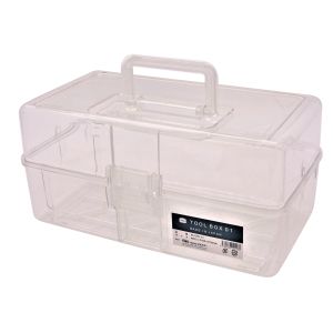 ネオスター ネオスター NS-TBPC-01 透明ツールケース  中皿なし