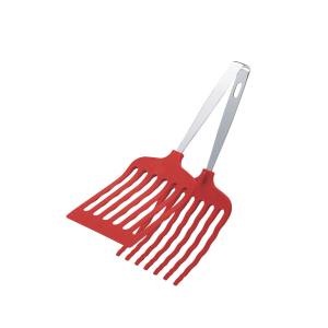 田辺金具 田辺金具 抗菌 耐熱 マルチグリルトング 大 レッド