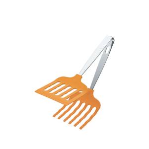 田辺金具 田辺金具 抗菌 耐熱 マルチグリルトング 265mm オレンジ