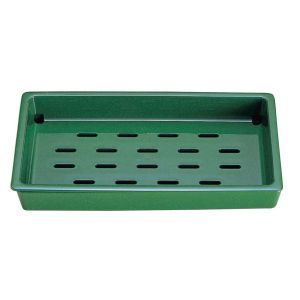 若泉漆器 PPネタ受け グリーン(水受け付) 小 O-2-28 ANT0901