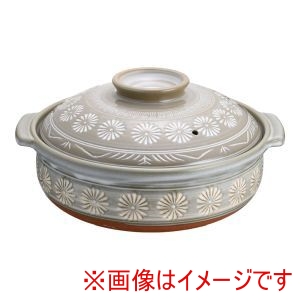 遠藤商事 TKG TKG 三島 土鍋 S-505 10号 RMJ6305