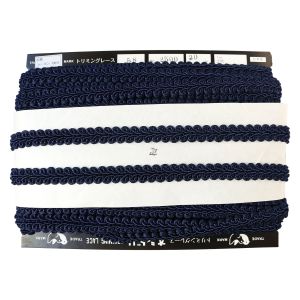 一井商店 一井商店 アンティーク調ブレード 紺 巾15mm 30m巻 BR2500-58