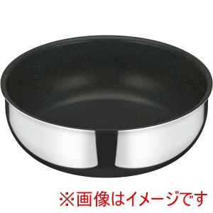 サーモス THERMOS サーモス THERMOS デュラブルシリーズ 取っ手のとれる 炒め鍋 3400ml ステンレス KVF-024D