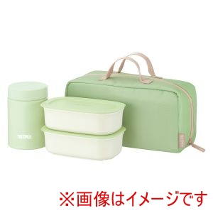 サーモス THERMOS サーモス THERMOS 真空断熱 スープ ランチ セット 200ml ダスティグリーン JEH-800