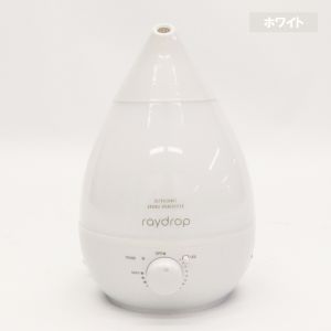 ヒロコーポレーション ヒロコーポ KH-207WH raydrop 超音波アロマLED加湿器 2.5リットル