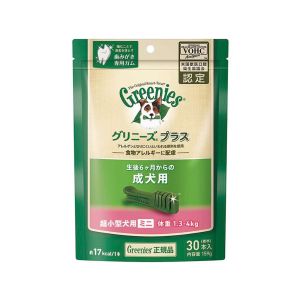 マース MARS マース グリニーズ プラス 成犬用 超小型犬用ミニ 1.3-4kg 159g 標準30本