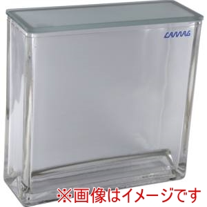 カマグ社 カマグ社 022-5255 二槽式展開槽 20X20cm ガラス蓋付