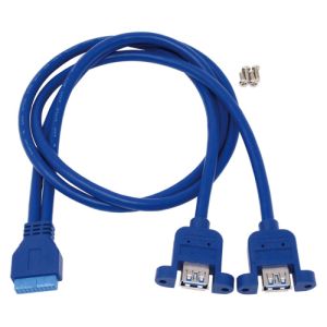 アイネックス AINEX アイネックス USB-021A パネルマウント用USB3.0ケーブル ヘッダー接続 AINEX