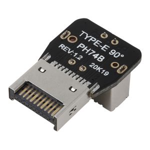 アイネックス AINEX アイネックス USB-028 フロントUSB Type-Cヘッダー変換アダプタ L型リバース AINEX