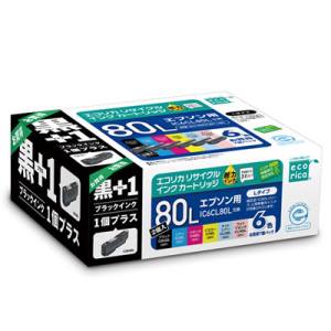 エコリカ ecorica エコリカ ECI-E80L6P+BK リサイクルインク 増量 ecorica