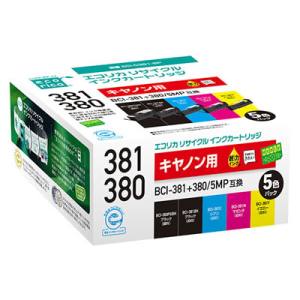 エコリカ ecorica エコリカ ECI-C381-5P リサイクルインク 5色パック ecorica