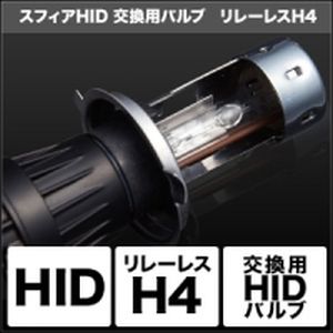 スフィアライト スフィアライト SHDLC080 HID交換用バルブ H4 Hi/Lo リレーレス 8000K