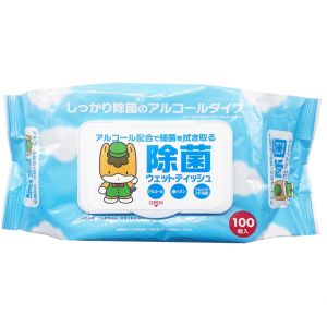 AI-WILL AI-WILL ぐんまちゃん 除菌ウェットティッシュ フタ付き 100枚入 