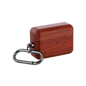 MSソリューションズ LEPLUS MSソリューションズ AirPods Pro ナチュラルウッドケース カラビナ付属 カリンウッド LP-APP2WOKR