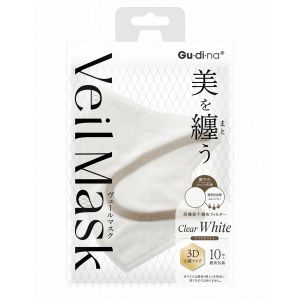 青山通商 青山通商 ヴェールマスク個包装 10枚 クリアホワイト 521363