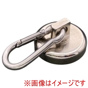 ラクテム ラクテム MHMK32 強力マグネット カラビナフック型 Φ32 ゴム付