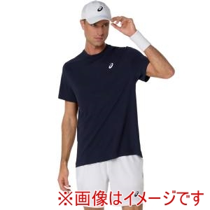 アシックス ASICS アシックス 2041A339 半袖シャツ ミッドナイト M