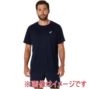 アシックス ASICS アシックス 2011D297 ランニングドライ半袖シャツ ミッドナイト L