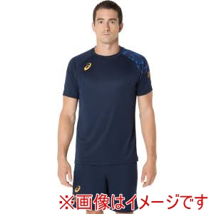 アシックス asics アシックス 2053A213 トップラインファミリー半袖シャツ ミッドナイト XL
