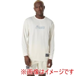 アシックス ASICS アシックス 2063A426 ロングスリーブ アイボリー 2XL