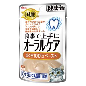 アイシア AIXIA アイシア 国産 健康缶パウチ オーラルケア まぐろペースト 40g