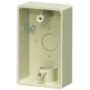 未来工業 ミライ 未来工業 PVR16-1J 露出スイッチボックス 1方出 適合管VE14 16 ベージュ 1個